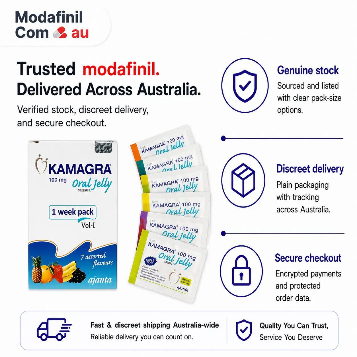 Kamagra Oral Jelly 100mg – Sildenafil 100mg