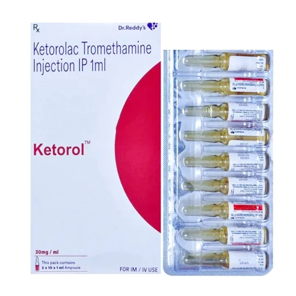 Ketorol 30mg Injection - Ketorolac 1ml