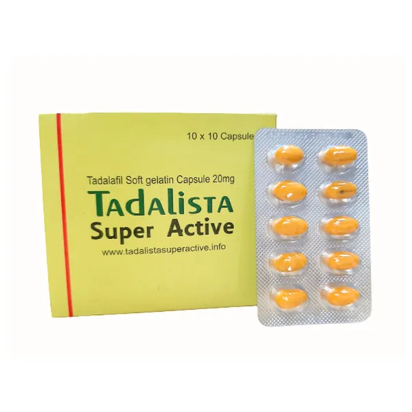 Tadalista Super Active – Tadalafil 20mg Tablet