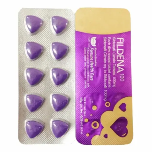 Purple Triangle Pills 100mg - Sildenafil Citrate Tablet