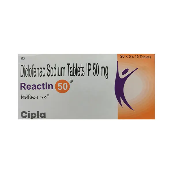 Diclofenac 50mg - Reactin in Australia