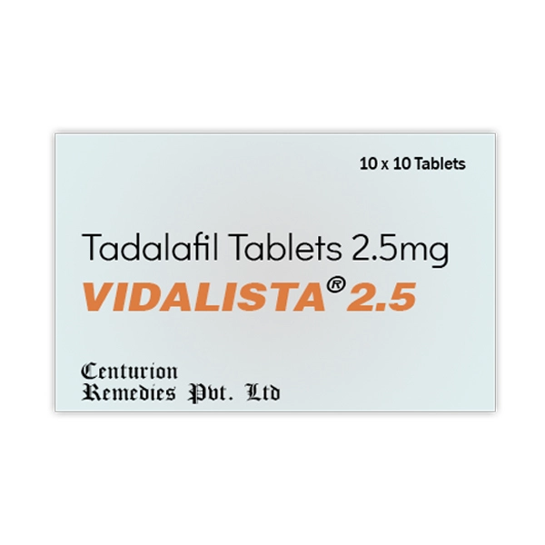 Vidalista 2.5 - Tadalafil 2.5mg