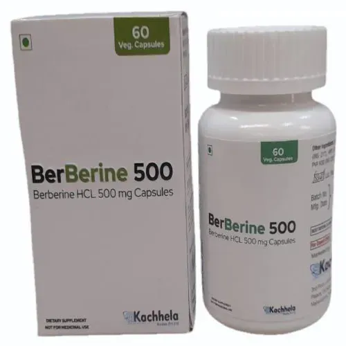 Berberine HCL 500 mg Capsules